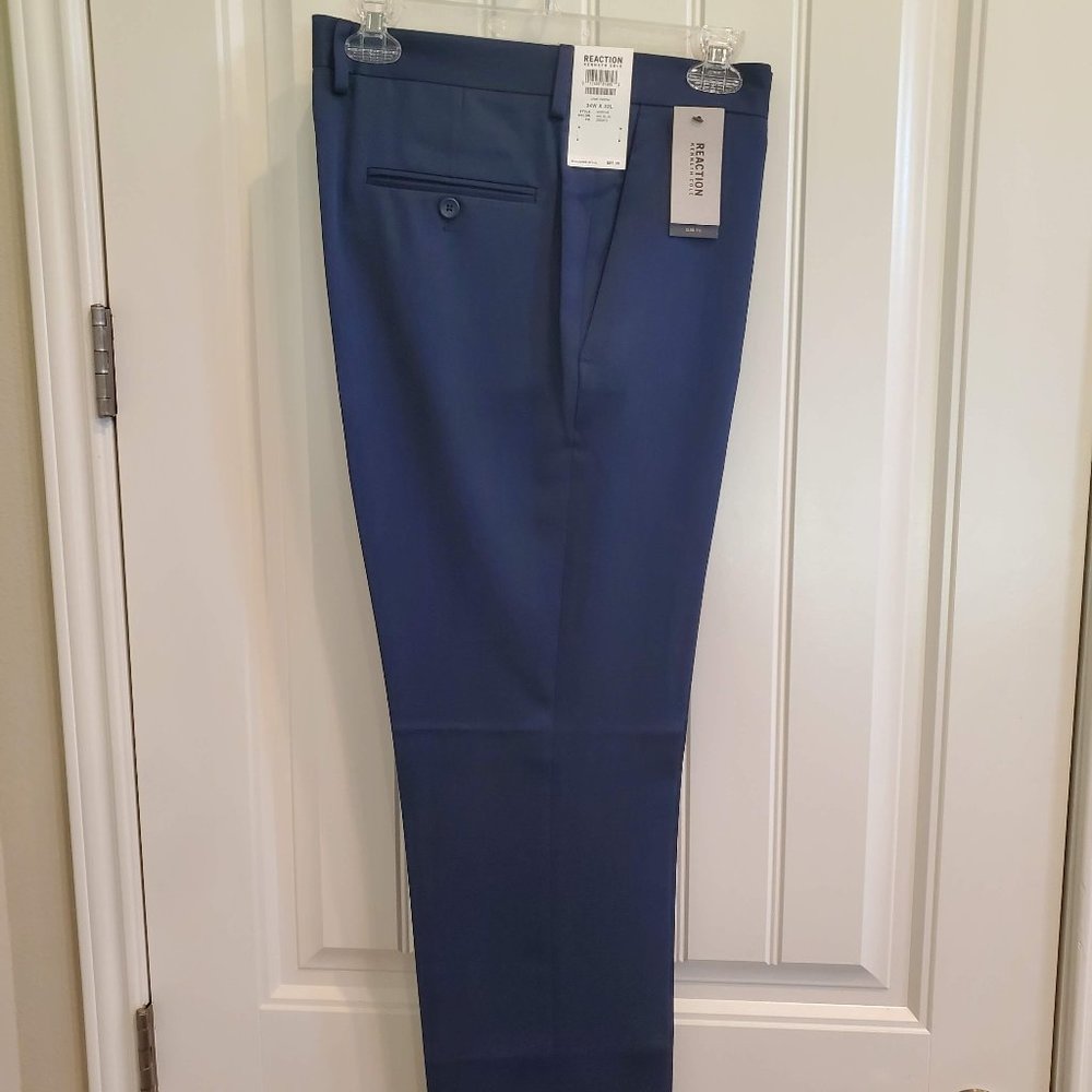 Kenneth Cole Reaction Men's Blue Slacks